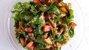 Warm Eggplant Aubergine Salad Recipe Food Com Recipe Best Eggplant Recipe Eggplant Recipes Aubergine Salad