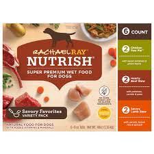 Although it's hard to resist those puppy dog eyes at the dinner table, it may not always be safe to feed your canine companion the same foods you eat. Rachael Ray Nutrish Natural Premium Wet Dog Food Savory Favorites Variety Pack 8 Oz Tub Pack Of 6 Walmart Com Walmart Com