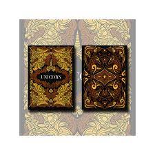 When it comes to playing card designs, even experts agree that it's hard to drop the design in the right place. Unicorn Playing Cards Copper By Aloy Design Studio 11 99