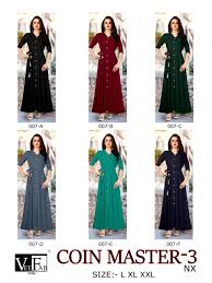 Vanity toll free and customer 800 numbers available. Vf India Coin Master Vol 3 Nx Gown Style Kurti Design Wholesaler