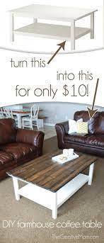 Diy coffee table ikea hack. Diy Farmhouse Coffee Table Ikea Hack Wohnzimmer Ikea Mobel Pimpen Zuhause Diy