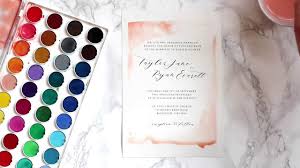 Maybe you would like to learn more about one of these? Diy Watercolor Wedding Invitations Youtube