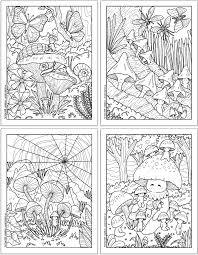 These are suitable for toddlers, preschool and kindergarten. Free Printable Cute Forest Mushroom Coloring Pages The Artisan Life