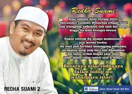 Redha allah, redha suami, isteri syurga mengalir dari suami. Redha Suami Ayah Suami Beranjak Dewasa
