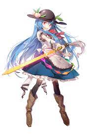 tags fanart touhou hinanawi tenshi aibivy character art character design inspiration awesome anime