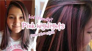 So, what's your hair motivation? Easy Pink Highlights On Dark Hair Youtube