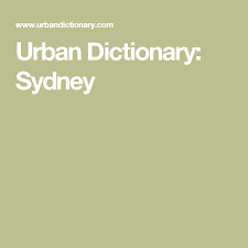 Urban Dictionary Sydney Urban Dictionary Dictionary How To Be Likeable