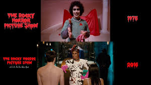 Now playing theatres accross the uk. Rocky Horror Picture Show 1975 2016 Side By Side Comparison Youtube