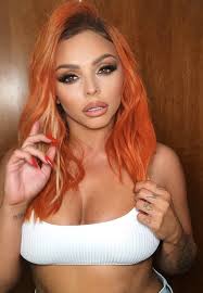 Download Jessy Nelson flaunts Vibrant Orange hair Wallpaper