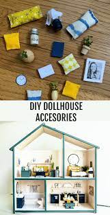 Dollhouse Accessories Made Out Of Things You Likely Have On Hand Or Can Find For Cheap Diy Dolls House Accessories Doll Furniture Diy Diy Dollhouse Furniture