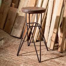 Rebar Bar Stool By Grizzlysupplies On Etsy Stool Metal Furniture Iron Stools