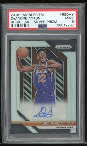 Same with ben simmons and other bigs who can shoot, they need to keep their new cards at high. Auction Prices Realized Basketball Cards 2018 Panini Prizm Rookie Signatures Deandre Ayton Silver Prizm