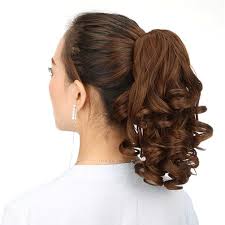 Clip on ponytail hair ponytail pony tail hair extensions explore a wide range of the best claw clip ponytail hair extensions on aliexpress to find one that suits you! Short Curly Claw Clip Ponytail Synthetic Pony Tail Hair Wigs Shopee Malaysia