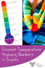 Crochet Temperature Afghans Blankets Scarfs The Little