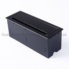 A premium brush strip grommet for installation in an industry standard 80mm desktop aperture. China Power Cable Management Brush Grommet Box For Office Desk Hc 901a China Cable Management Metal Furniture