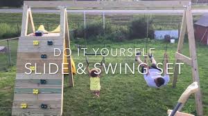 Monkey bar bridges have lower rails standard for added exercise options and anchoring fitness bands and suspension trainers. Backyard With Kids In Mind Diy Swing Sets