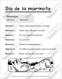 Todo comenzó con el día de la candelaria, una fecha festiva en la tradición cristiana en la que, hace cientos de años en europa, los sacerdotes bendecían velas y las repartían. Dia De La Marmota Groundhog Day Spanish Play Printable Texts Lesson Plans And Ideas