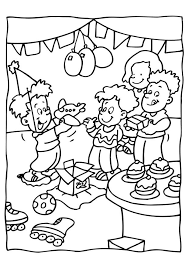 Check spelling or type a new query. Birthday Party Coloring Pages For Kids Drawing With Crayons