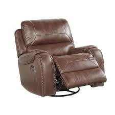 Flash furniture contemporary leather recliner chair and ottoman come in black color, and features leather upholstery with a mahogany wood base. Steve Silver Furniture Recliners Keily Ke800c Swivel Glider Recliner Chair Brown Manual From Alliance Furnishings