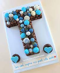 You can use it to make any letter from the alphabet or any number. Men Birthday Cake Birthday Cake Masculine Cake Alphabet Cake Letter Cake Blue Cake Cake Lettering Alphabet Cake Easy Cake Decorating