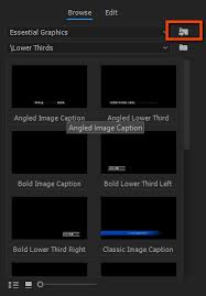 The functionality is not nearly as robust as after effects, though the process is similar. Solved Export As Motion Graphics Template Adobe Support Community 9049131