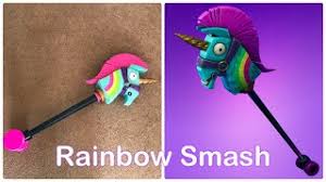 Their mat makes strait lines and curves much more accurate 😊. Fortnite Rainbow Smash Pickaxe Prop Unboxing Review Youtube