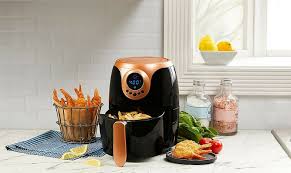 As seen on tv copper chef air fryer 2qt with turn dial. Copper Chef 2 Qt Air Fryer Af002 No Oil 1000w Timer 400 Degrees Black For Sale Online Ebay