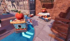 Fortnite durr burger how to win fortnite solo every time season 7 food truck. Fortnite Dance Or Emote Between Two Food Trucks Challenge Gamewith