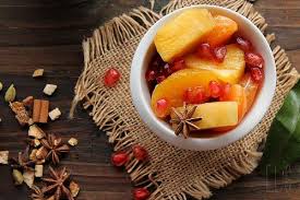 Salade De Fruits D Hiver Et Sirop Aux Epices De Noel Et A La Vanille Recette Salade De Fruits Hiver Salade De Fruits Fruit Hiver