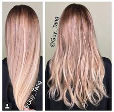 New Ladies Hair Style Rose Gold Hair Blonde Gold Blonde Hair Blonde Hair With Highlights
