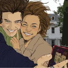 Fanfic Rec: Louis is a struggling writer & Harry likes reading philosophy  to plants. 100% fluff. 14.9k  http://archiveofourown.org/works/1735517/chapters/3703358