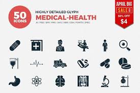 Glyph Icons Medical Health Set Glyph Icon Medical Icon Glyphs