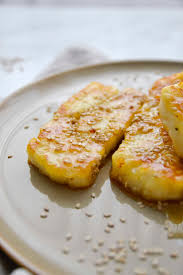 Simple Comme De L Haloumi Grille Au Sesame Et Au Miel La Cuisine C Est Simple Halloumi Cuisine Grille
