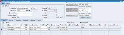 Oracle Applications Oracle Quote To Order Setups And