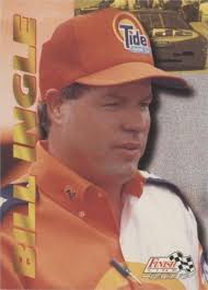 BILL INGLE signed 1995 FINIDH LINE card NASCAR Crew Chief #93