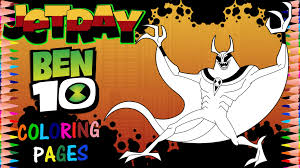 Ben 10 Reboot Jetray Coloring Page Ben 10 Coloring Pages Color