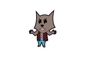 Here you can explore hq wolf transparent illustrations, icons and clipart with filter setting polish your personal project or design with these wolf transparent png images, make it even more personalized and more attractive. Cute Werewolf Are Angry Cartoons Stick Graphic By Firdausm601 Creative Fabrica