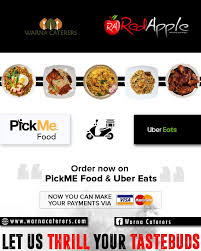 Get contactless delivery for restaurant takeout, groceries, and more! Warna Caterers Checkout Red Apple S Delicious Menu Now Facebook