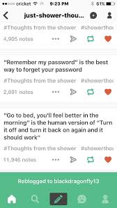 Just Shower Thoughts Thoughts Feel Better Screenshots