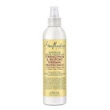 Onebeautyworld Com Shea Moisture Jamaican Black Castor Oil Strengthen Restore Thermal Protectant W Shea Butter Peppermint Apple Cider Vinegar 8 Oz