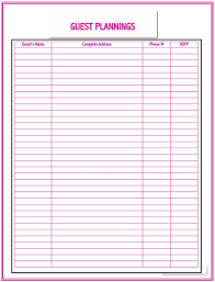 A guest list worthy of your celebration. Free Wedding Guest List Templates Learn How To Make Yours