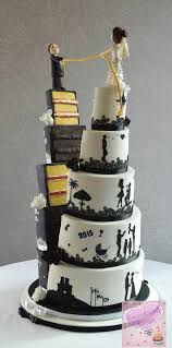 Split Half And Half Wedding Cake Cake Crazy Cakes Amazing Cakes