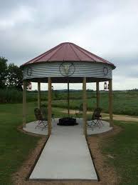 It can be transformed into an entertainment space for family and friends or a secluded place to get away for you for a couple of hours. A Grain Silo Turned Into Gazebo Could Be Your Best Summer Retreat Decor Home Ideas