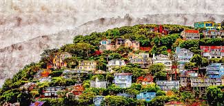Cityscape Watercolor Drawing Mountain Houses Drawing By Hasan Ahmed Before you start painting watercolor mountains, there are a few rules to memorize and follow throughout the painting using masking tape, secure your paper down to a table or drawing board. fine art america
