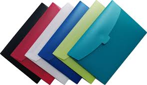 Akten, unterlagen schick mit sich führen geldbeutel mit abnehmbarer quaste, geldtasche, portemonnaie, dokumententasche genäht. Premium Dokumententasche Sammelmappe A5 Quer Mit Klettverschluss In Opak Farbe Farblich Sortiert 6 Stuck