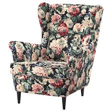 Strandmon Wing Chair Vibberbo Black Beige Ikea Wing Chair Childrens Armchair Ikea Strandmon