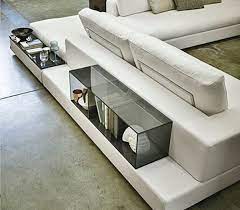 Modernes Ecksofa Set Weiss Stauraum Aufbewahrung Plat Sofa Design Mobel Sofa Wohnzimmermobel Weiss