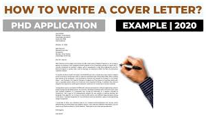 How do you send an envelope? How To Write A Cover Letter For A Phd Application Example Youtube