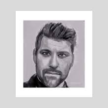 Caleb Drew Barrymore Scream, an art print by Shada McDonald