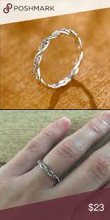 New Twisted Rope Hemp Flowers Ring Boho Rings Silver Long Drop Earrings Heart Charm Ring